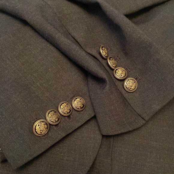 Blazer Aritzia Talula dark grey Shrunken Exeter blazer - Picture 12 of 16